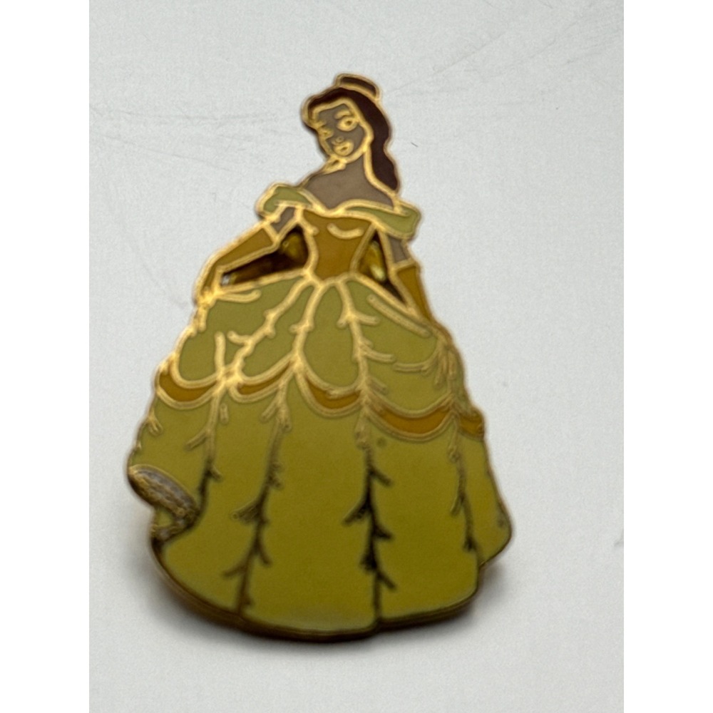 Vintage 90s Disney Belle Beauty and the Beast Enamel Lapel Pin